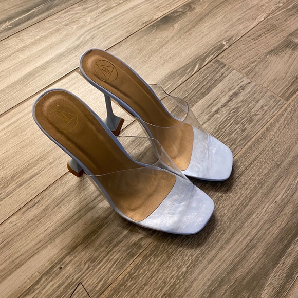 Clear Blue Heels - Picture 2 of 5